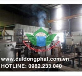 Lò nấu nhôm có trục quay A