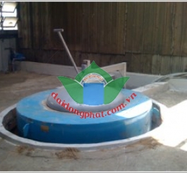 Lò cao 1.3m được âm xuống mặt đất