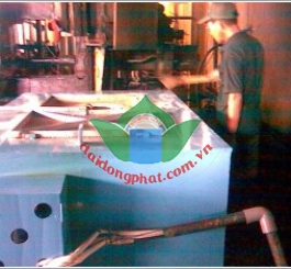 Lò Nấu Nhôm 2 ngăn bằng điện - 200Kg