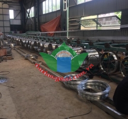 Dây chuyền mạ kẽm nhúng nóng thu ngang 60 dây 